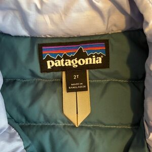 Patagonia Kids' Teal Puffer Jacket